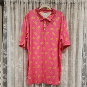 Obnoxious Golf "Pink Taco" Polo Shirt